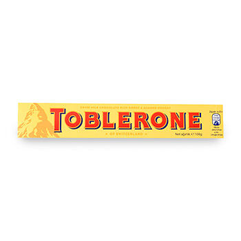 Шоколад молочный Toblerone Швейцарский с медово-миндальной нугой 100г