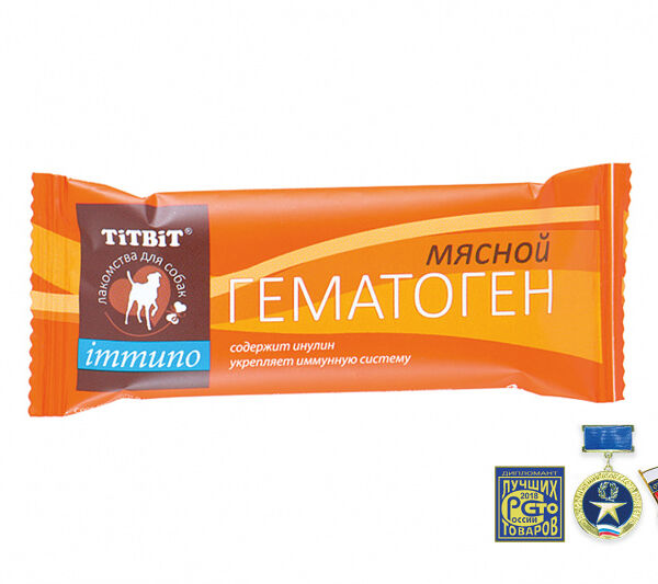 TiTBiT Гематоген мясной immuno 1 шт.