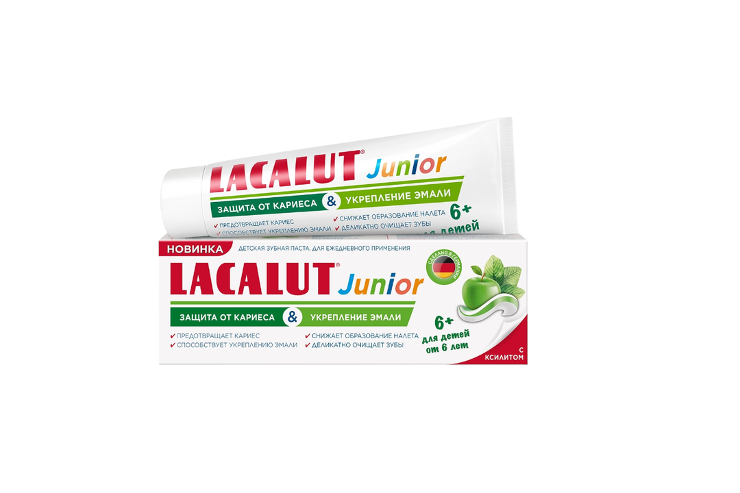 

Зубная паста детская Lacalut Junior с 6 лет 65 г