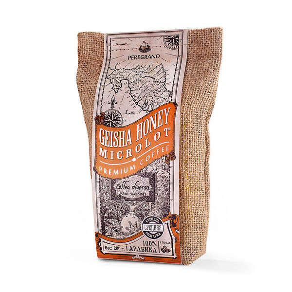 Кофе в зернах PEREGRANO Geisha Honey
