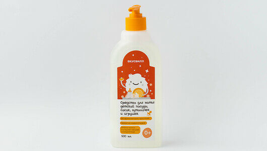 Средство для мытья детской посуды, сосок и игрушек