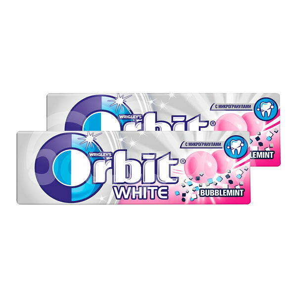 Жевательная резинка Орбит White 13.6гр Bubblemint