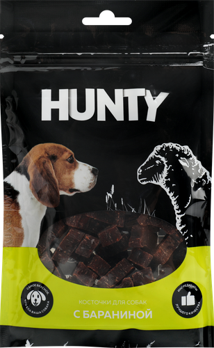 

Лакомство для собак HUNTY Косточки мясные с бараниной 70 г