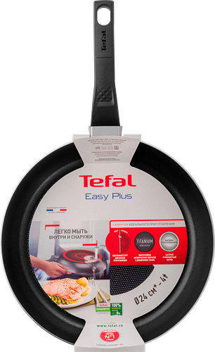 Сковорода Tefal Easy Plus с антипригарным покрытием, 24 см