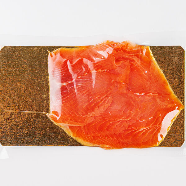 Форель радужная холодного копчения ломтики