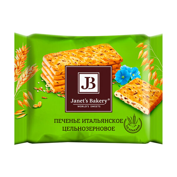 Печенье цельнозерновое, Janet’s Bakery, 83 г
