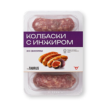 Колбаски из свинины Taurus С Инжиром 400г