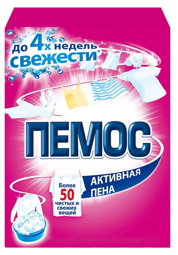 

Стиральный порошок Пемос Активная пена 350 г