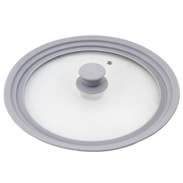 Крышка универсальная, 26-28-30 см, стекло, силикон