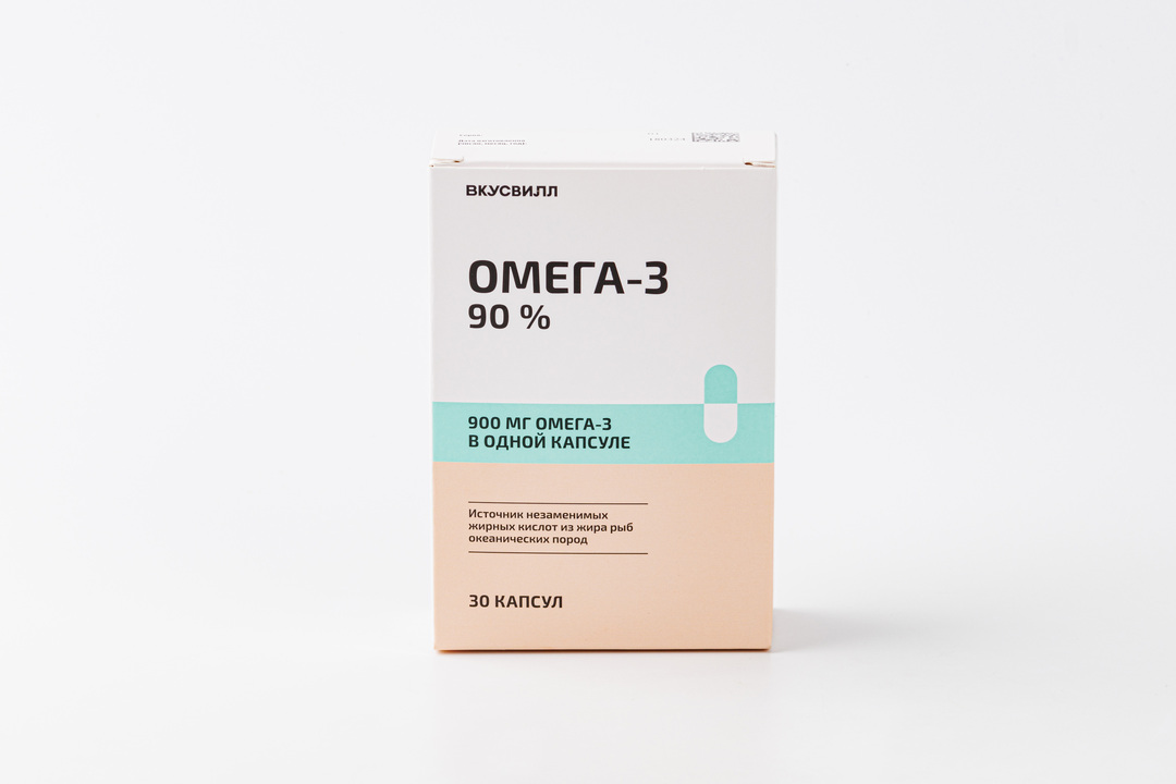 

Омега 3 - 90% 30 капсул