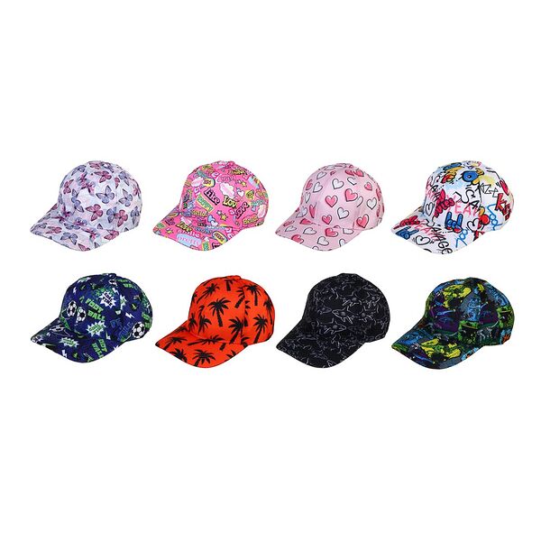 Galante кепка детская, 100% полиэстер, р-р 54, 8 дизайнов