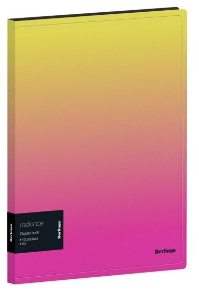 

Папка Berlingo Radiance с 10 вкладышами 17 мм 600 мкм 1шт в ассортименте