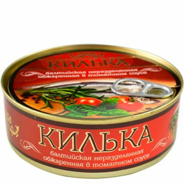 Килька обжаренная в томатном соусе, Laatsa, 240 г