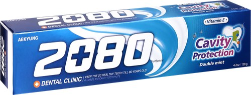 

Зубная паста KeraSys Dental Clinic 2080 Cavity Protection double mint натуральная мята 120 г