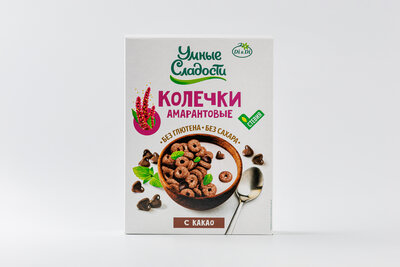 Колечки Di&Di Умные сладости амарантовые с какао 150 г