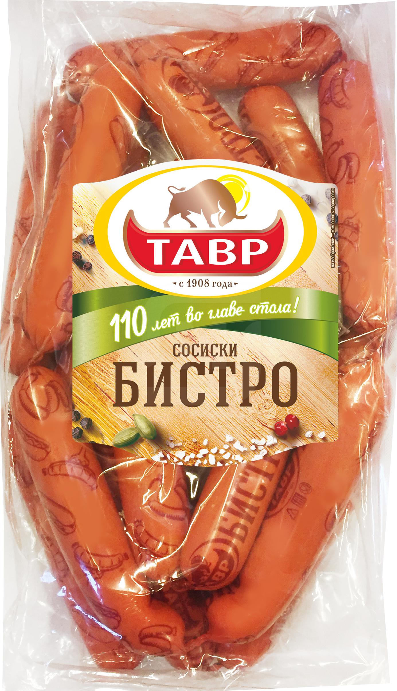 

Сосиски Тавр Бистро Семейные традиции 600г