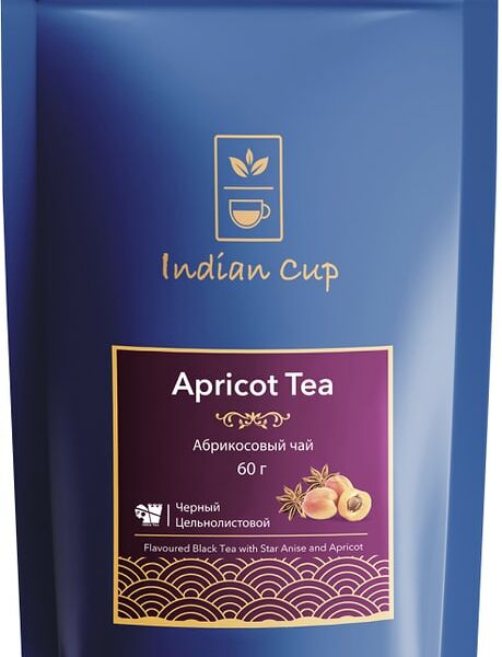 Чай черный Indian cup Абрикосовый 60г