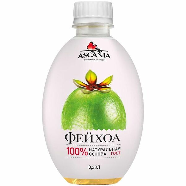 Напиток Ascania Фейхоа безалкогольный сильногазированный, 330мл