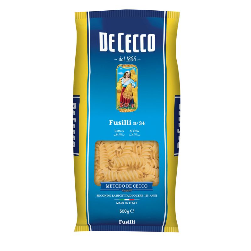 

Макаронные изделия De Cecco Фузилли №34 500 г