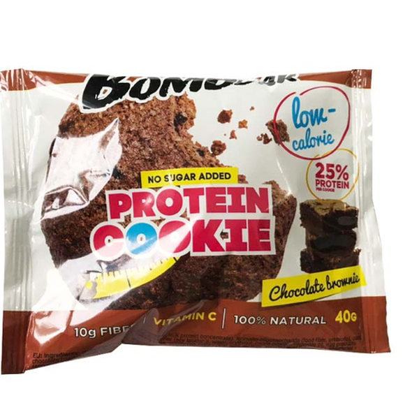 Печенье протеиновое BombBar Protein Cookie низкокалорийное шоколадный брауни 40 г