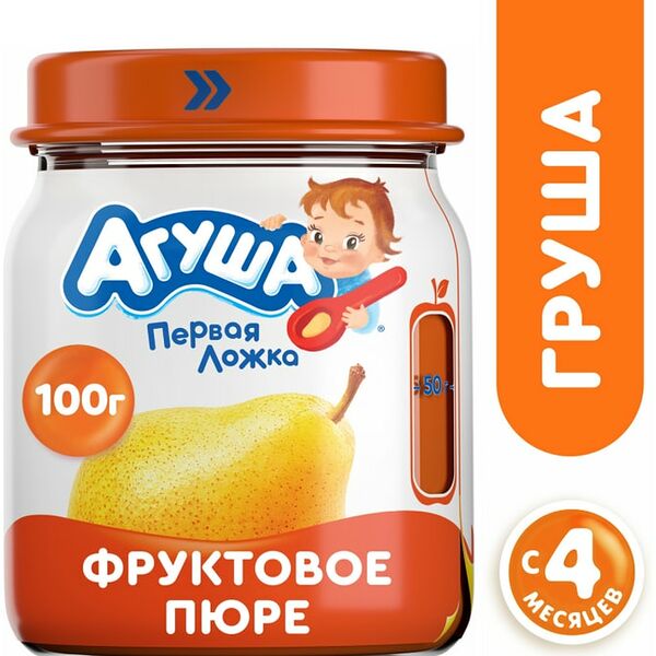 Пюре Агуша Груша 100г