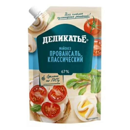 Майонез DELIKAT'E Провансаль Классический 67% 400 г