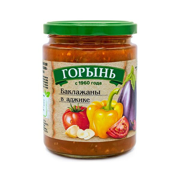 Баклажаны в аджике Горынь 420г