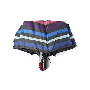 

Зонт Isotoner Северная полоска/rayures boreales 3 сложения, полуавтомат