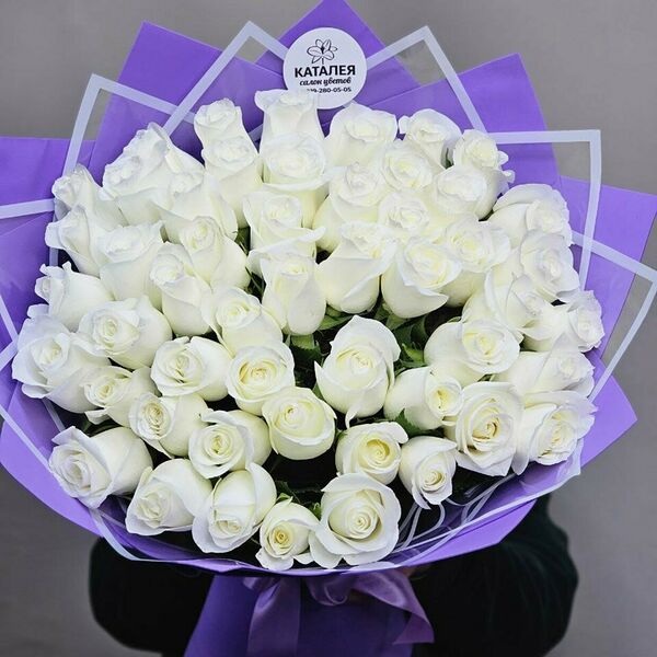 51 белая роза