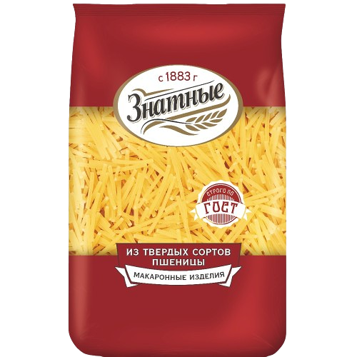 Макаронные изделия Вермишель №36 Знатные грА в/с 400г