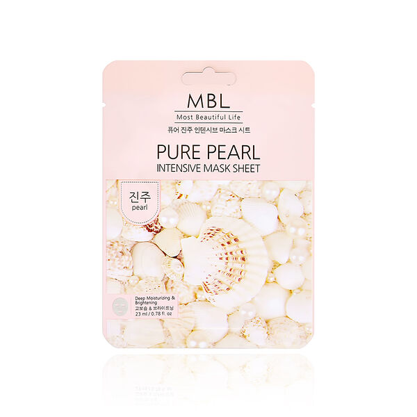 Маска для лица MBL с экстрактом жемчуга увлажняющая 23 мл