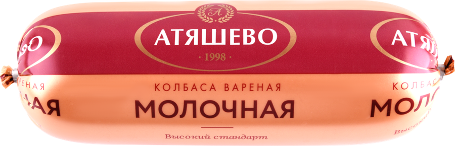 

Колбаса Атяшево Молочная вареная высокий стандарт вес