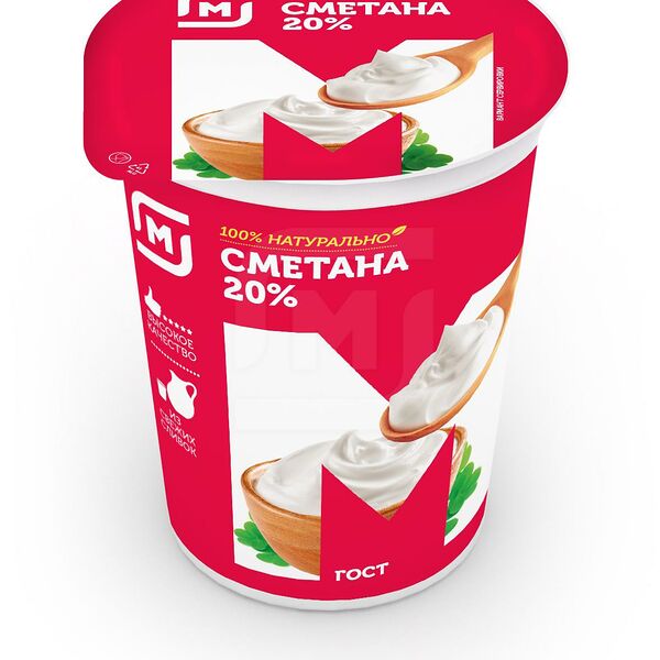 Сметана Магнит 20%