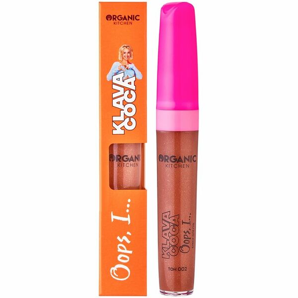 Блеск для губ Organic Kitchen Klava Coca увлажняющий тон 002