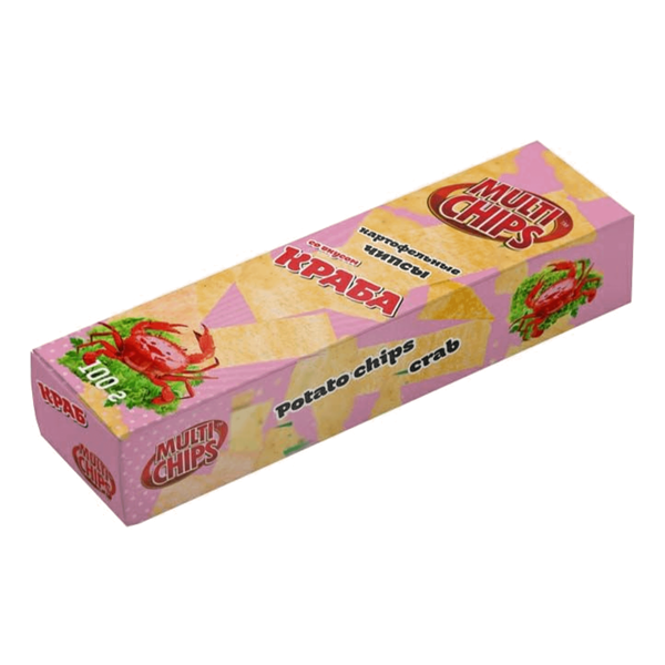 Чипсы картофельные MultiChips Краб 100 г