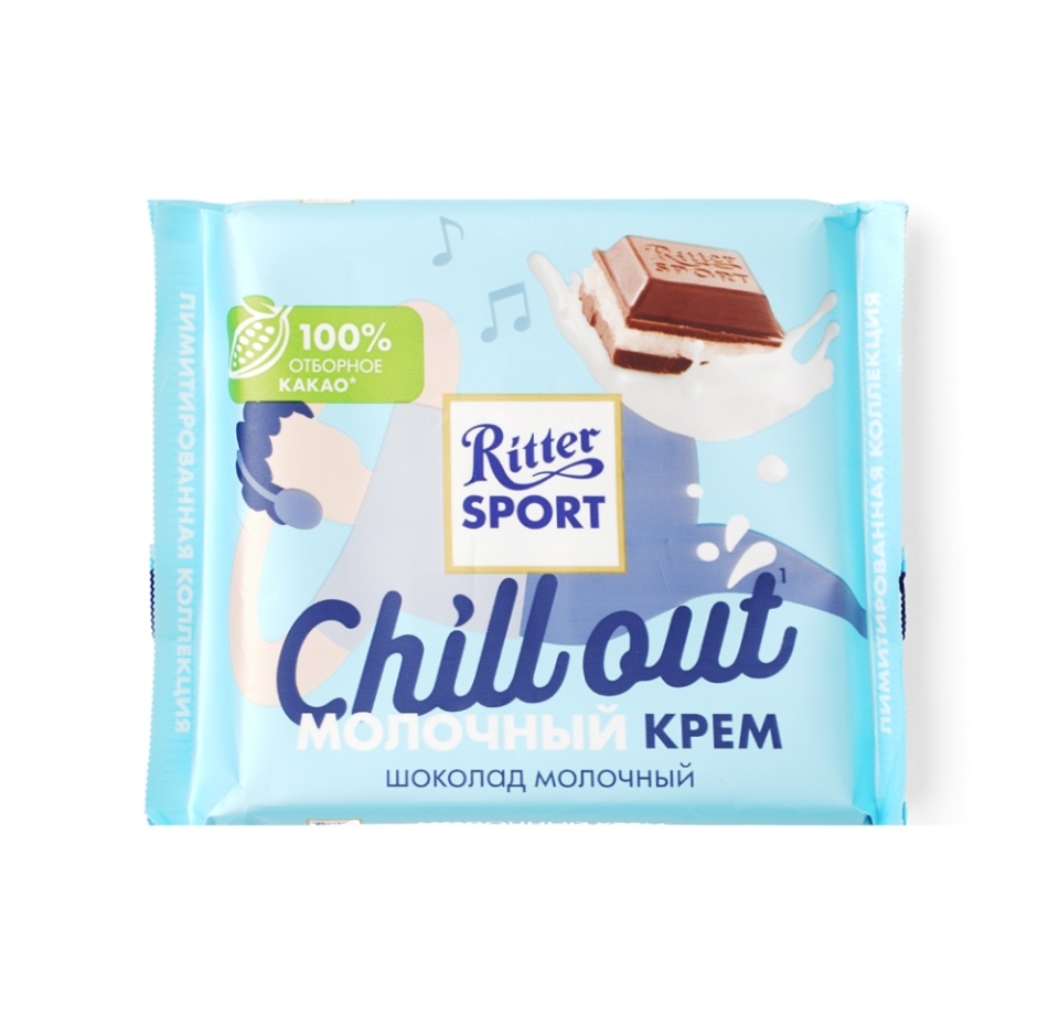 

Шоколад молочный Ritter Sport Молочный крем 100 г