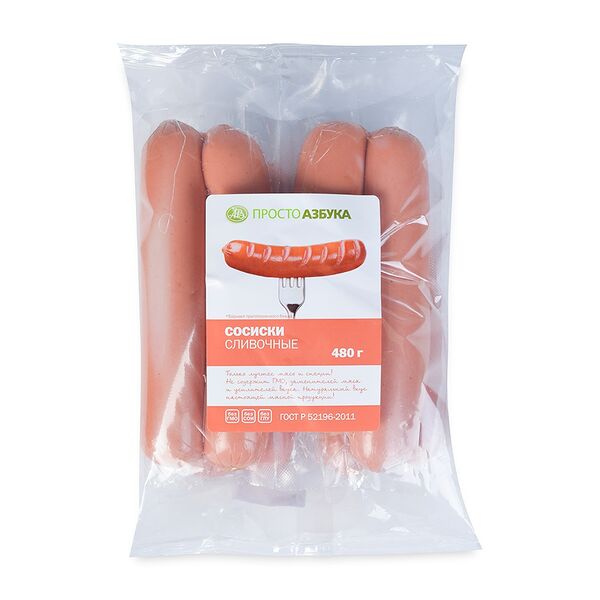 Сосиски Просто Азбука Сливочные