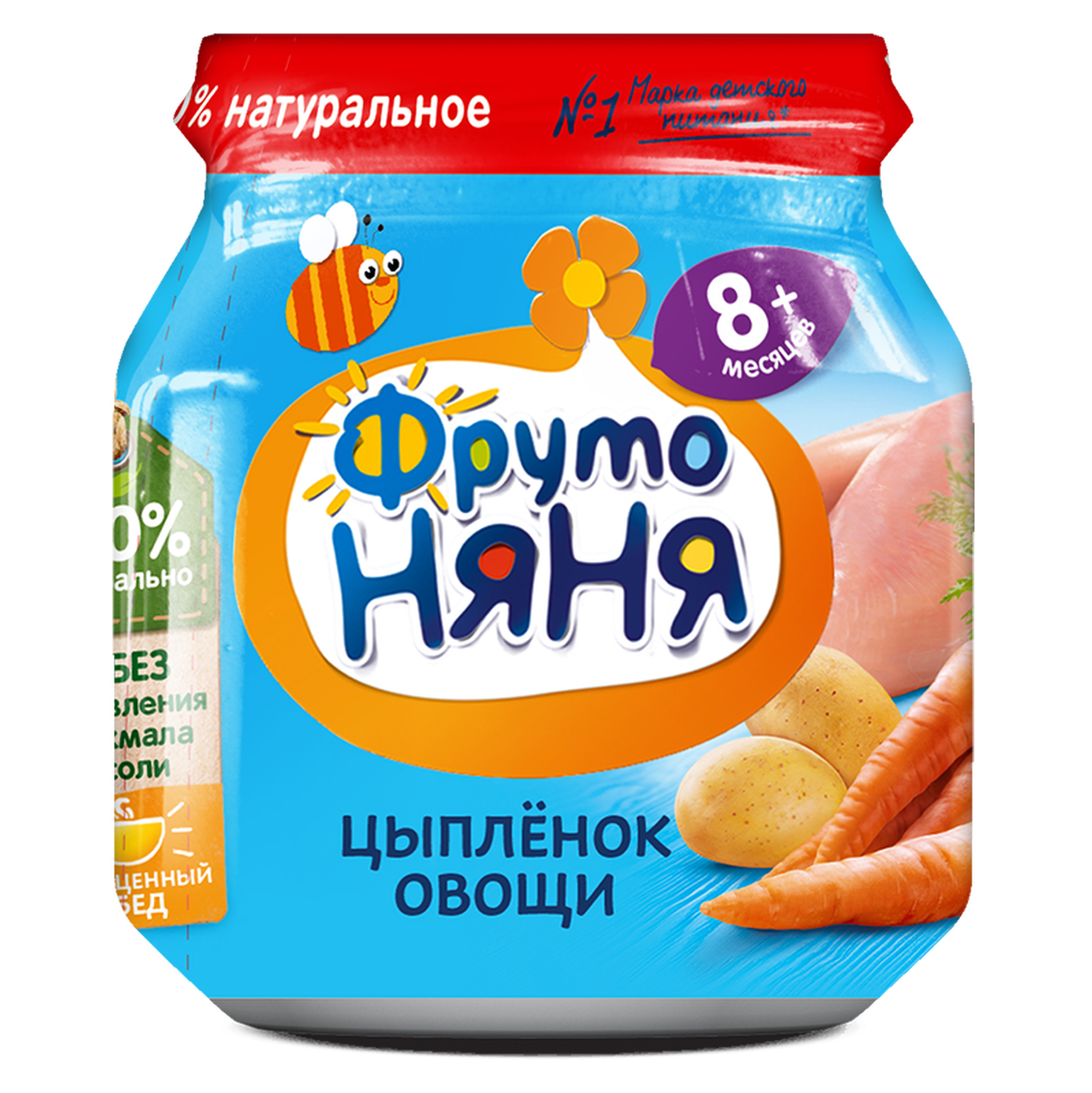 

Пюре ФрутоНяня из Цыпленка с овощами