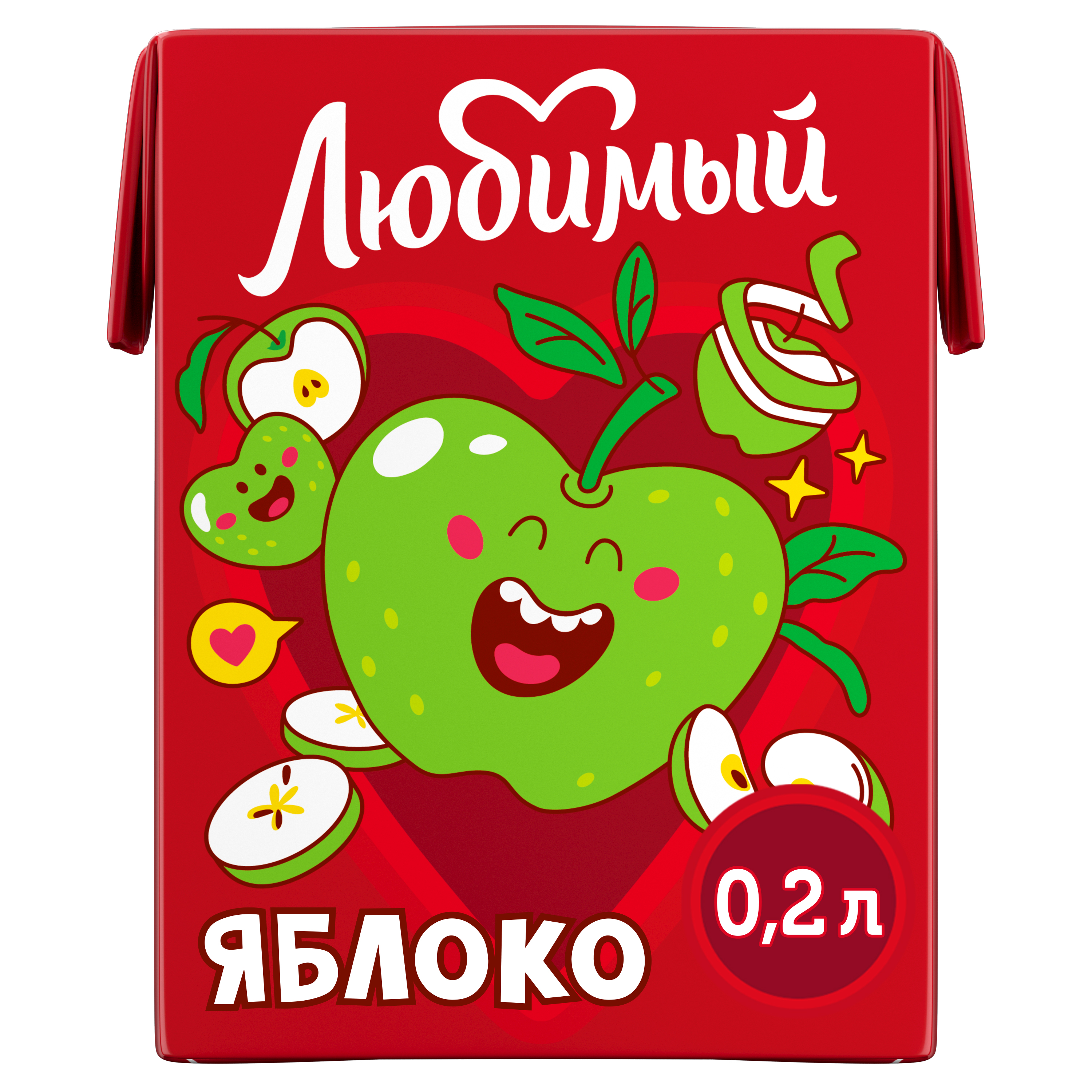 

Нектар Любимый Яблоко 0.2 л