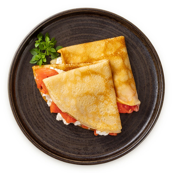 Блинчики с лососем и творожным сыром Шеф Перекрёсток 240г