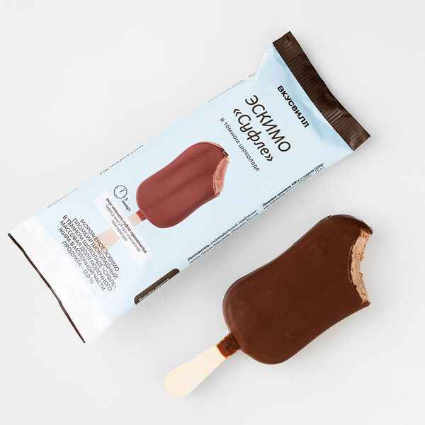 Эскимо в темном шоколаде 