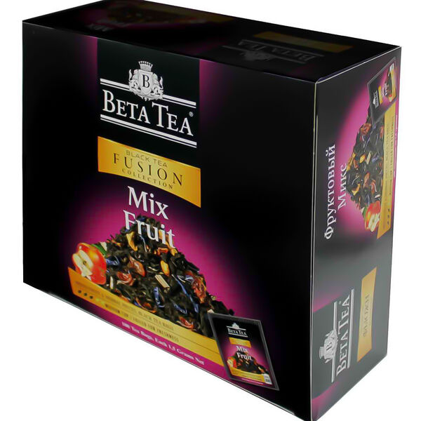 Чай черный Beta Tea Фруктовый микс, 100 шт х 1,5 г