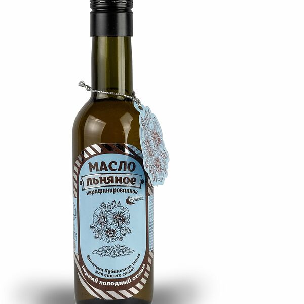 Масло льняное Валиса нерафинированное холодного отжима 375 мл