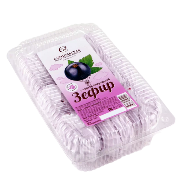 Зефир Сарапульская кондитерская фабрика с черной смородиной 380г
