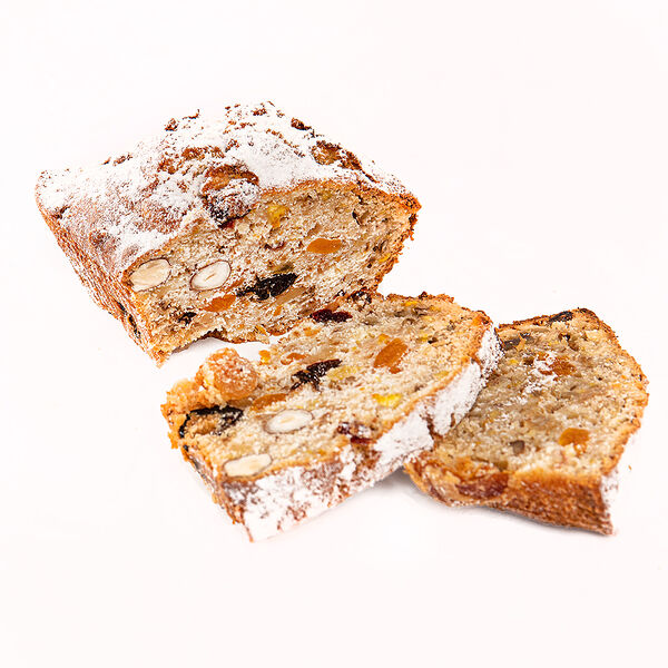 Кекс с сухофруктами и орехами