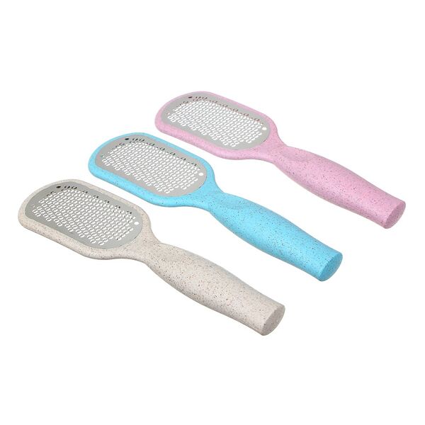 Терка для ног Юниlook пластик, сталь, 20,5х5,5 см, цвет в ассортименте