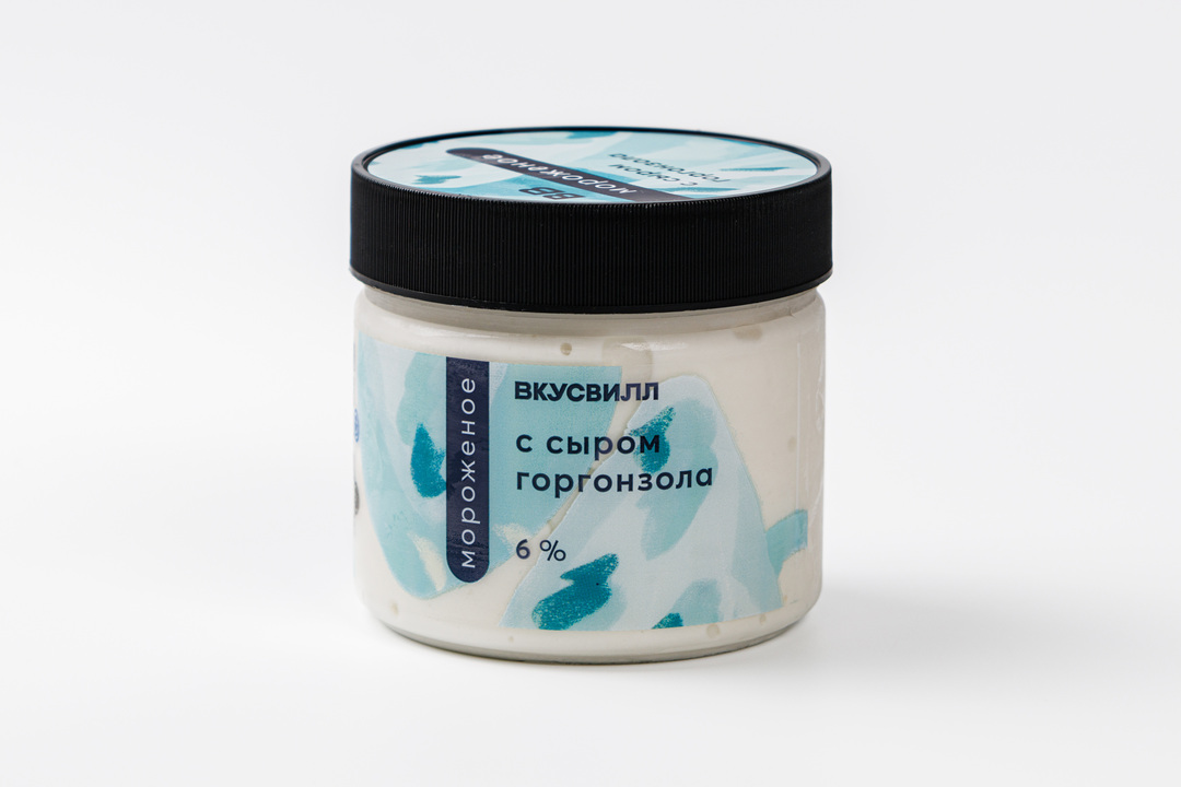 

Мороженое Вкусвилл с сыром Горгонзола 250 г
