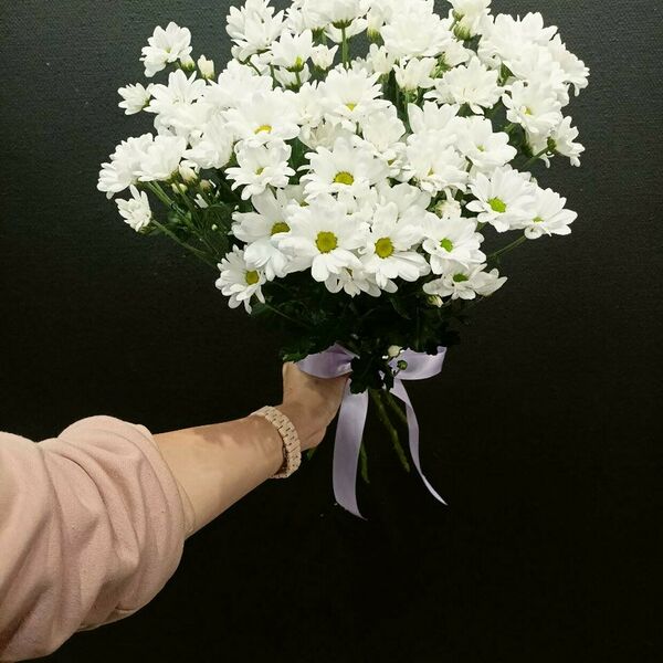 Букет из 9 хризантем