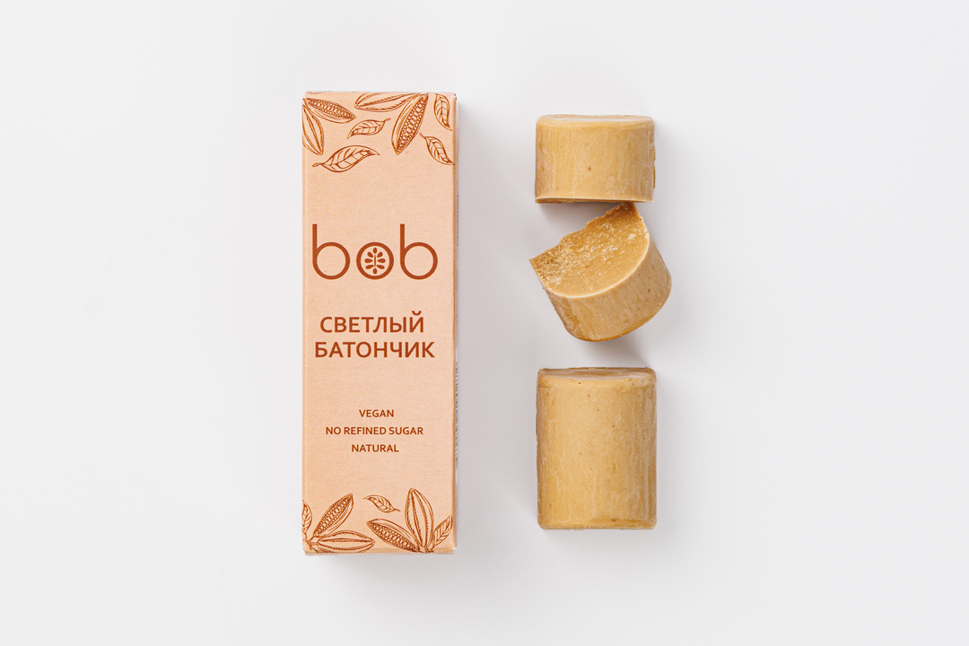 

Светлый шоколадно-ореховый батончик Bob 50 г