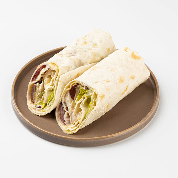 Сэндвич ролл Вкусвилл с курицей и соусом 